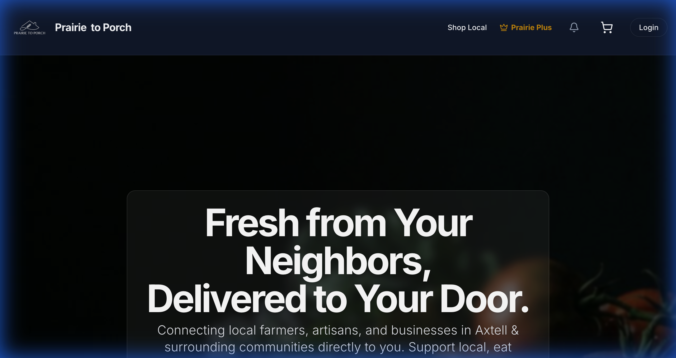 Prairie to Porch Website